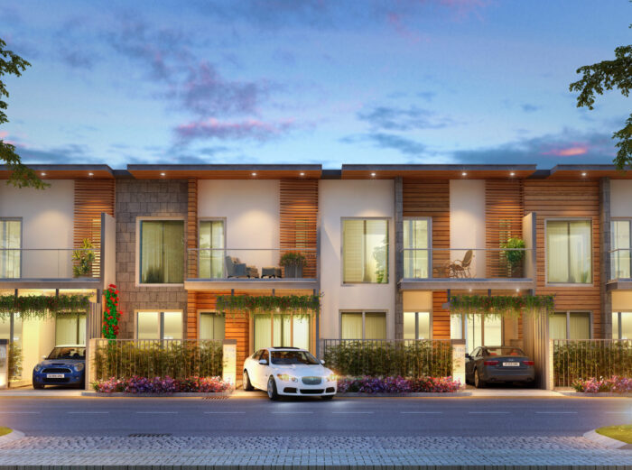 TYPE-4 F-4 TO F-15 Villa- EAST FACING VIEW 2 1099 SQFT